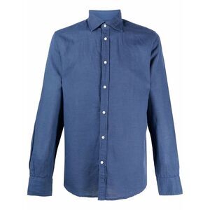 Deperlu Men Linen And Cotton Blend Shirt